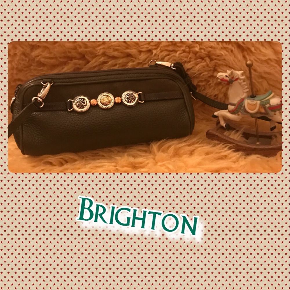 Brighton Pebbled Leather/Suede Cross body mini bag